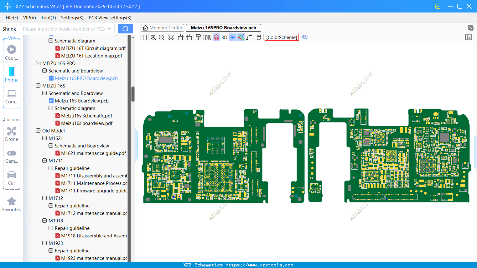 Meizu 16SPRO Boardview